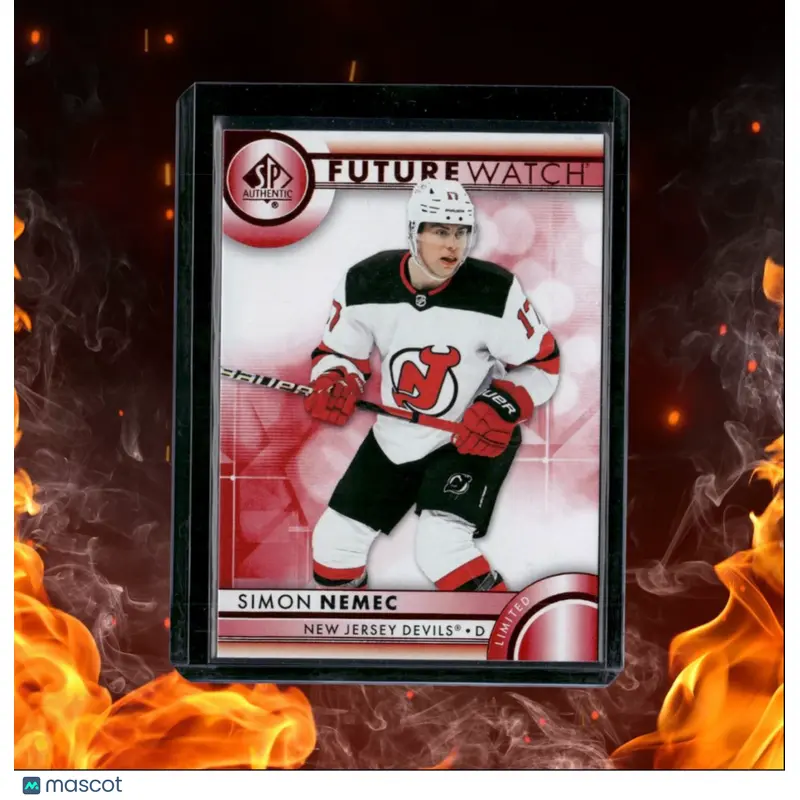 2023-24 SP Authentic Simon Nemec Limited Red Rookie #191