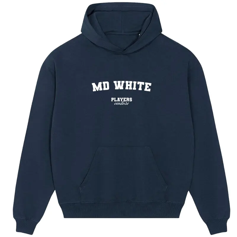MD White (Real Madrid) Players Couture Men's Casual Hoodie