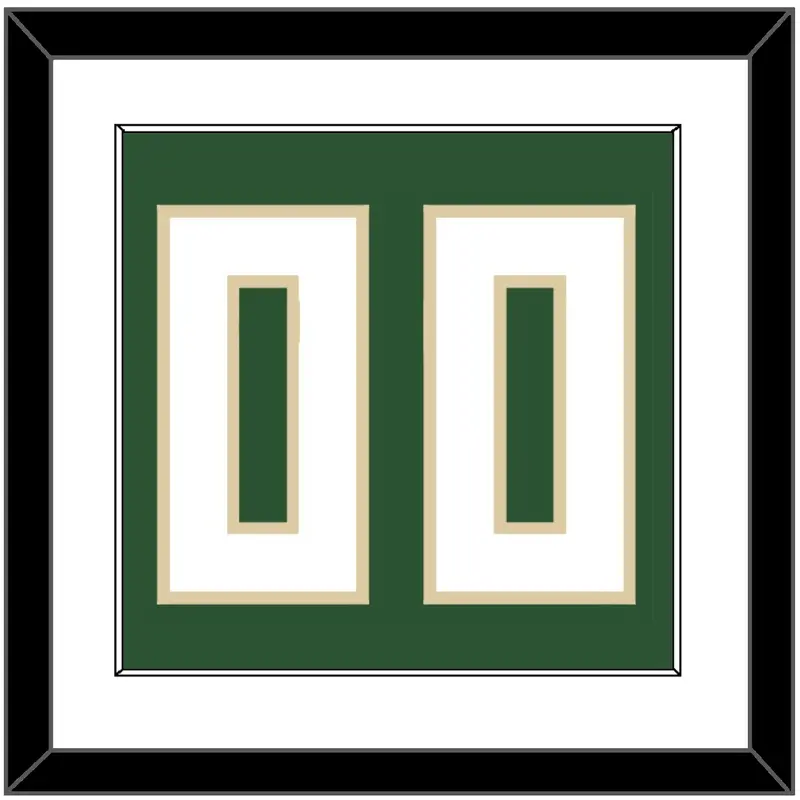 Milwaukee Number - Green Icon - Single Mat 1