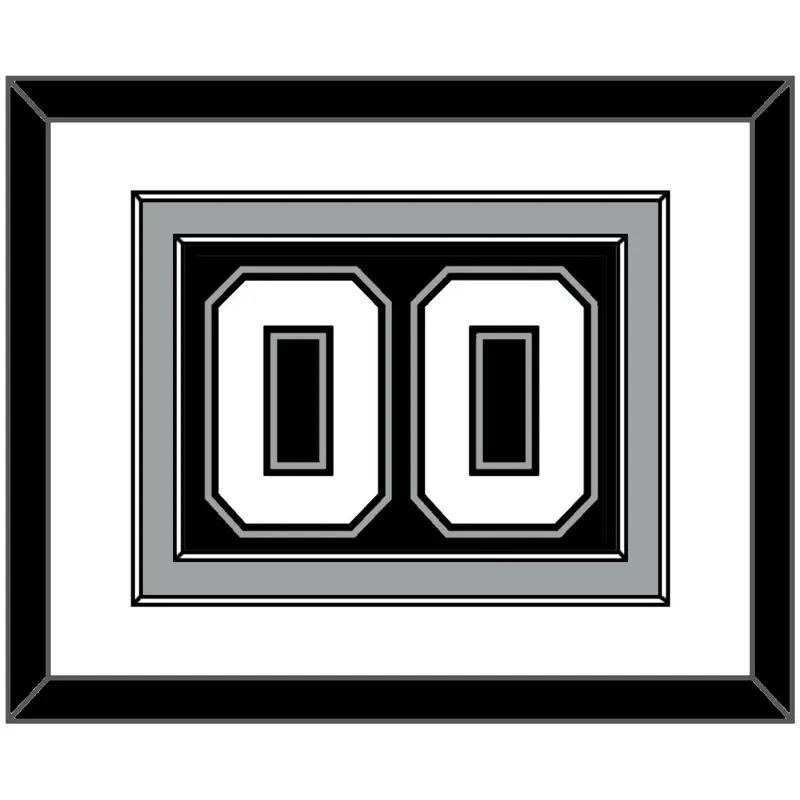 San Antonio Number - Road Black (2002-2017) - Double Mat 1