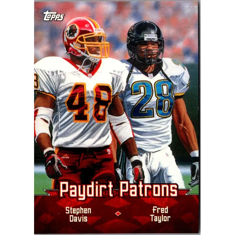 2000 Topps Combos Stephen Davis/Fred Taylor #TC7