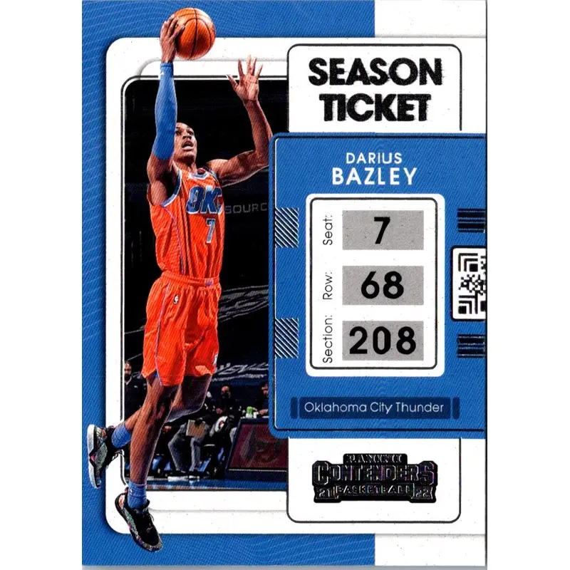 2021 Panini Contenders Ticket Darius Bazley #7