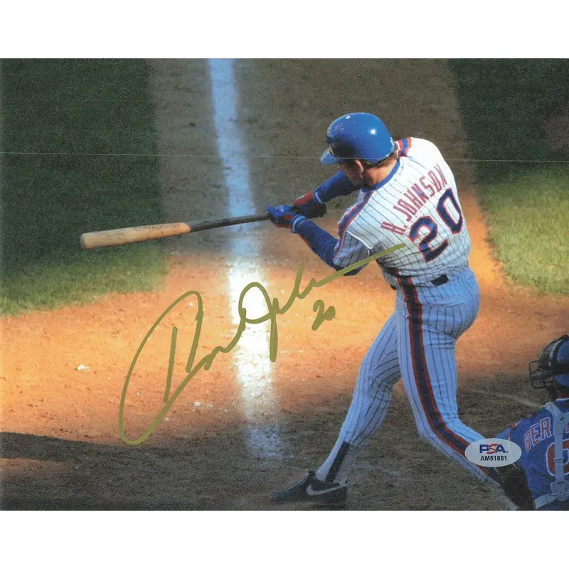 HOWARD JOHNSON signed 8x10 photo PSA/DNA New York Mets Autographed