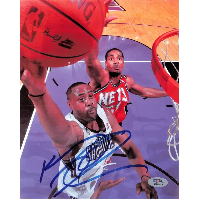 Kenny Thomas signed 8x10 photo PSA/DNA Sacramento Kings Autographed