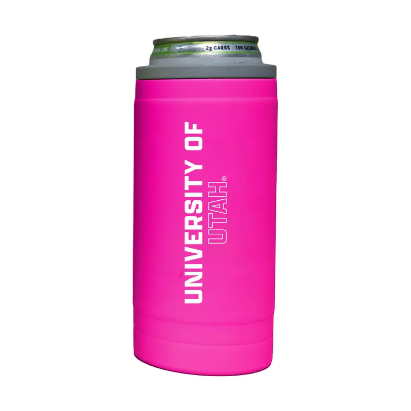 Utah 12oz Electric Stacked Soft Touch Slim Coolie
