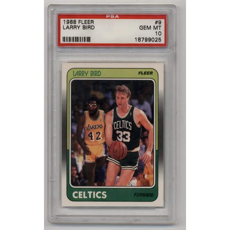 Larry Bird 1988-89 Fleer #9 PSA 10 Gem Mint