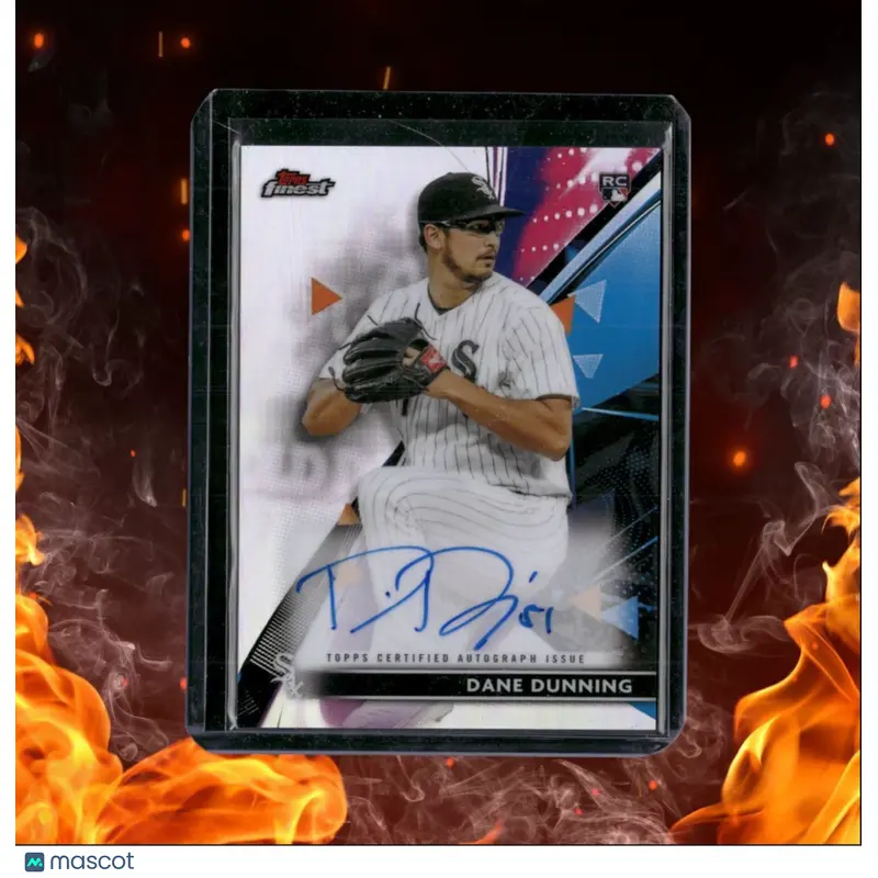 2021 Topps Finest Dane Dunning Rookie Auto #38