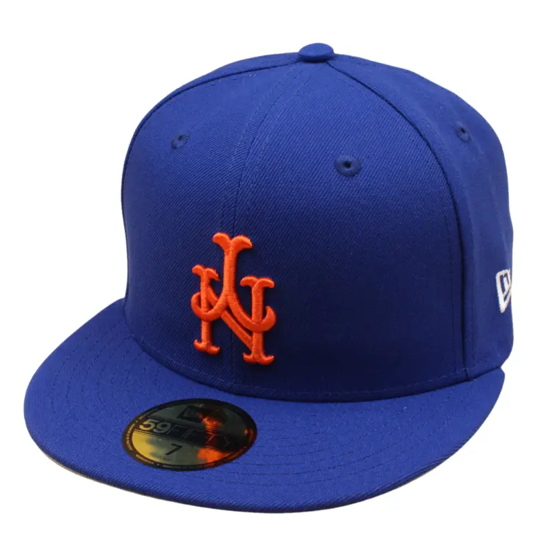 New Era - 59FIFTY Fitted Cap - New York Mets - UPSIDE DOWN LOGO - Blue/Grey UV