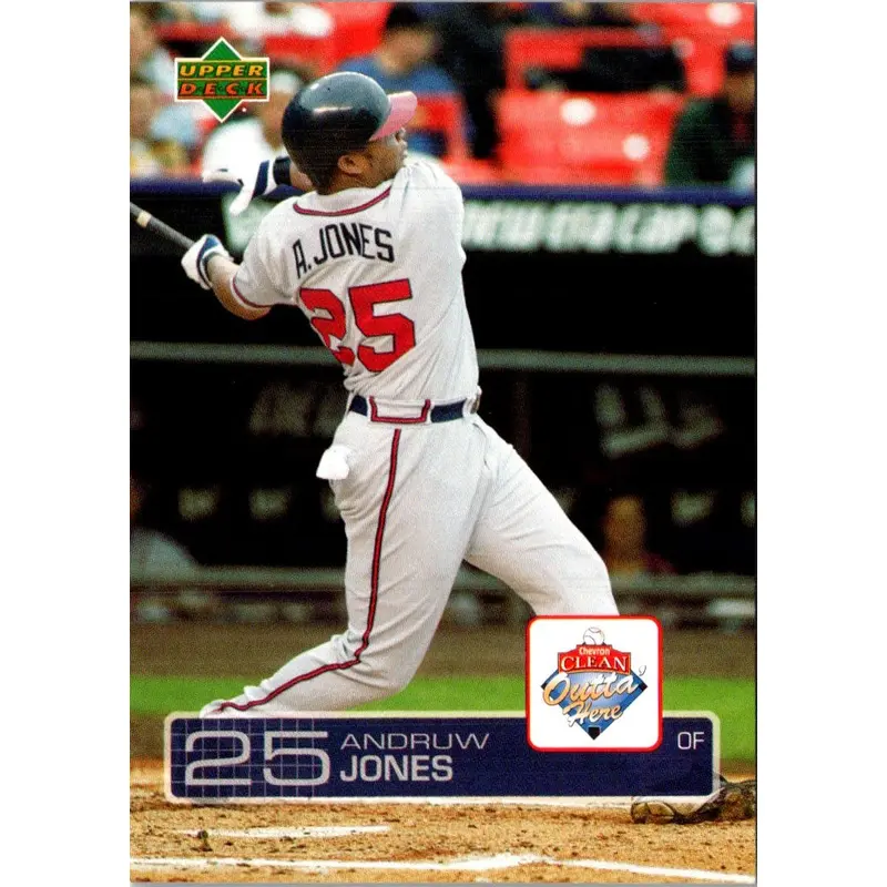 2004 Upper Deck Chevron Andruw Jones #1