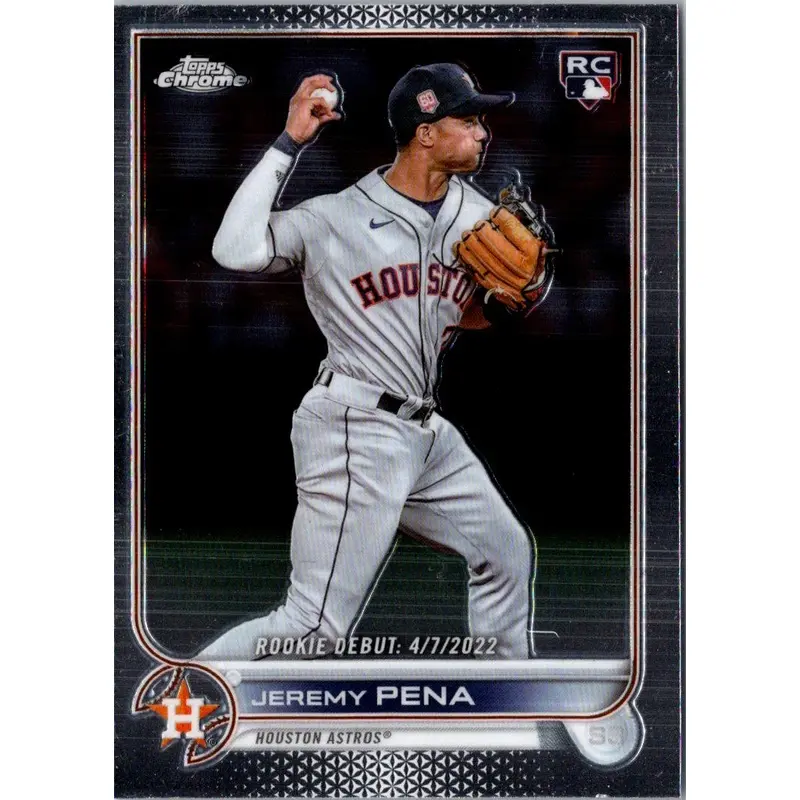 2022 Finest Jeremy Pena #9 Rookie