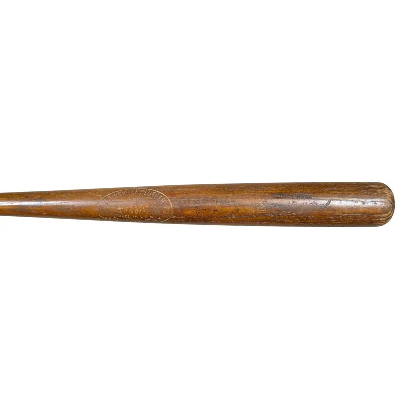 Babe Ruth Signed 1926 Game Model Bat From Airplane Stunt PSA DNA & JSA COA