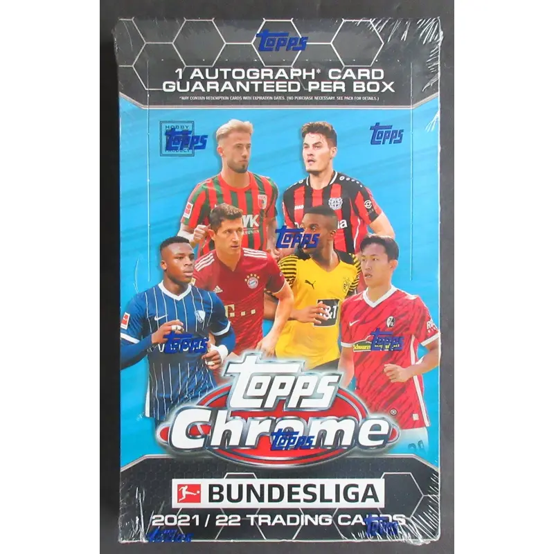2021/22 Topps Chrome Bundesliga Soccer Box (Hobby) (18/4)